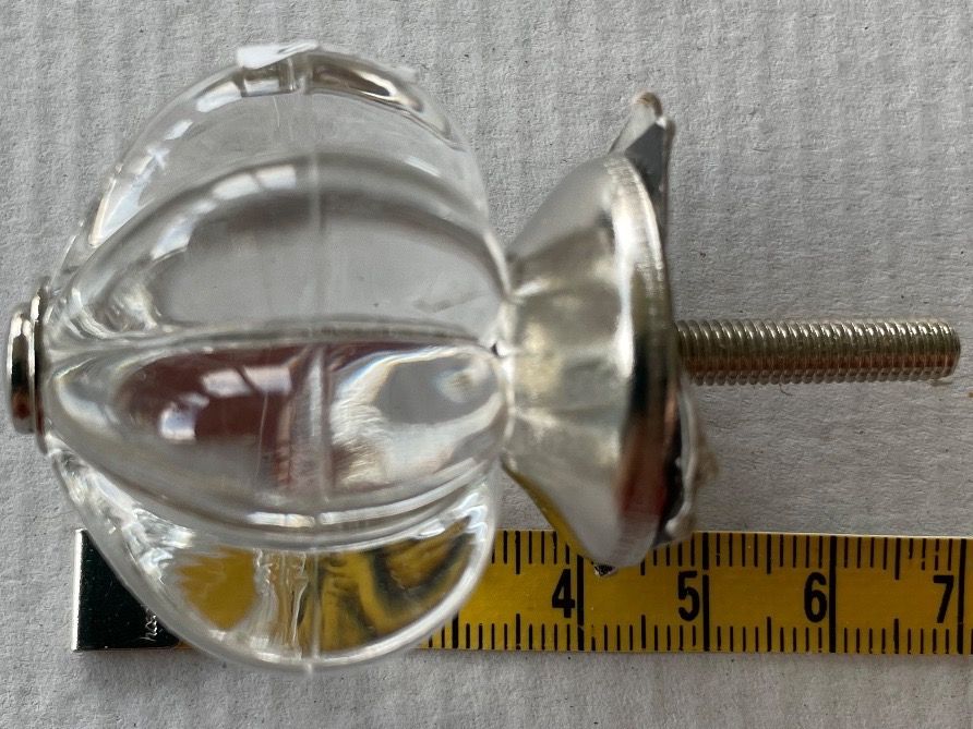 Bottoni: KNAUF Blume Plexiglas durchsichtig – Nuovo e nell'imballaggio originale da Zürich venduto da echt01 1