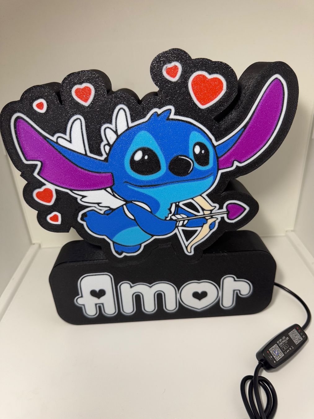 Lampade: Lightbox lampe led STITCH RGB – Nuovo (secondo la descrizione) da Vicques venduto da PAMB3D 1