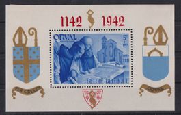 Belgien 1941: ORVAL Block Privatausgabe *