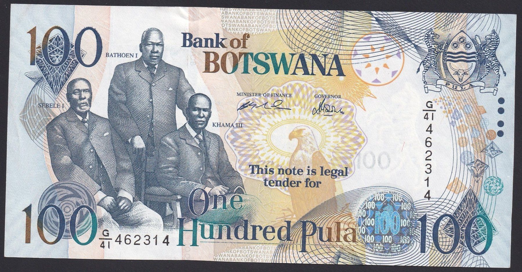 Billets de banque: Botswana 100 Pula 2005 – D'occasion à Brugg AG par banknoten_muesli