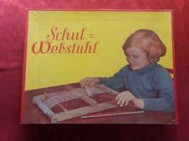 Ancien jouet (métier à tisser) pour enfant Schul-Webstuhl