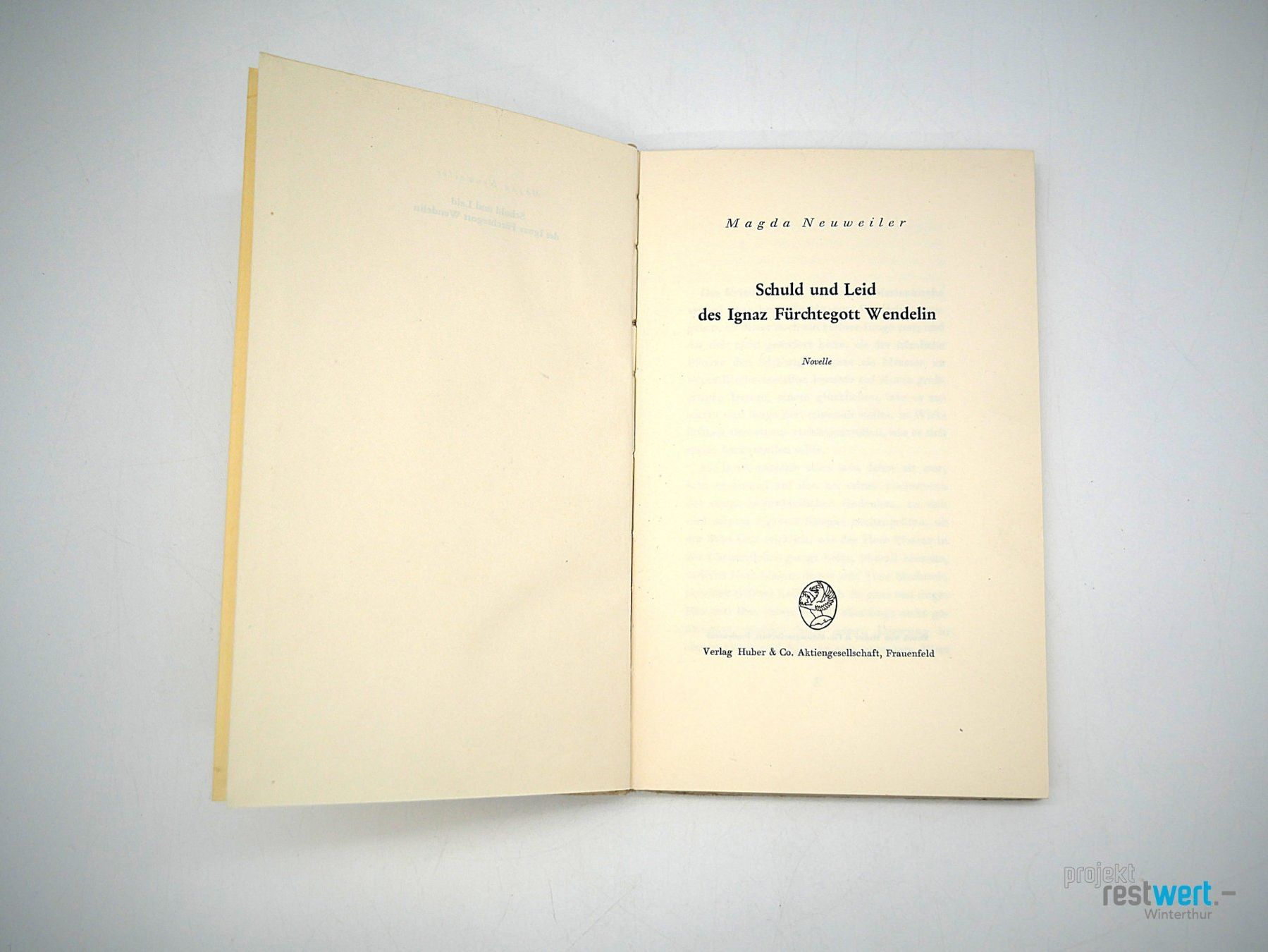 Libri: MAGDA NEUWEILER - Schuld und Leid des Ignaz – Usato da Winterthur venduto da Restwert_Winterthur 5
