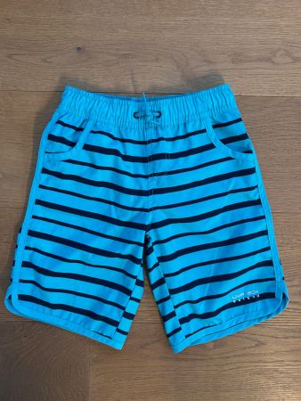 Kinder- Sportshorts königsblau EXTEND gestreift 122