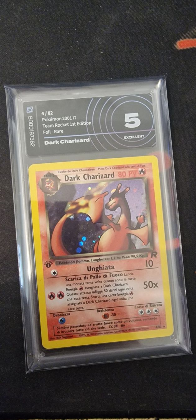Pokémon Sammelbilder & Trading cards: Carta Pokémon Dark Charizard 1Ed Team Rocket AiGrading 5 – Gebraucht aus Davesco-Soragno von nik_8zdj 1