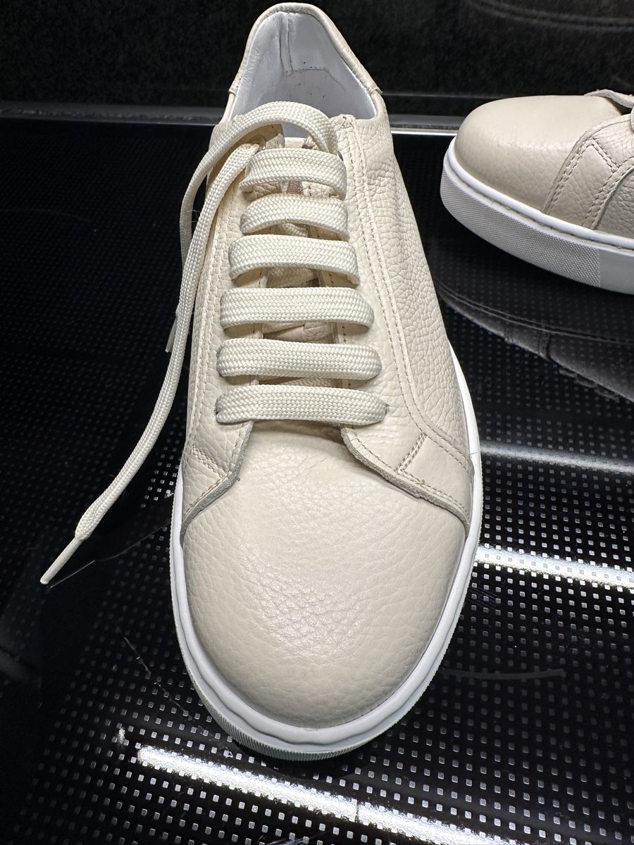 Scarpe da uomo: Exton Sneaker Leder beige Grösse 41 Italien – Nuovo (secondo la descrizione) da Stansstad venduto da Dalmatinerhjf 6