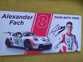 Alexander Fach - Porsche - handsigniert