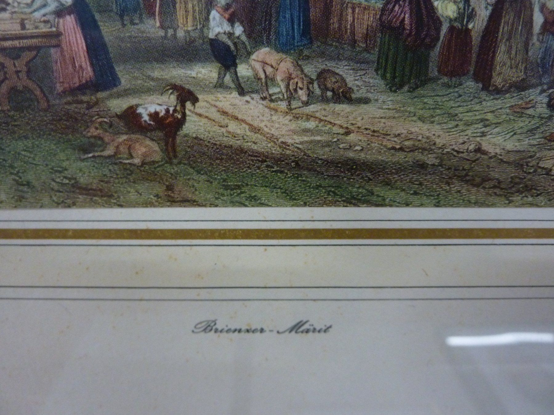Gravures: Stich von "Brienzer Märit" – D'occasion à Schliern b. Köniz par bsc59 2