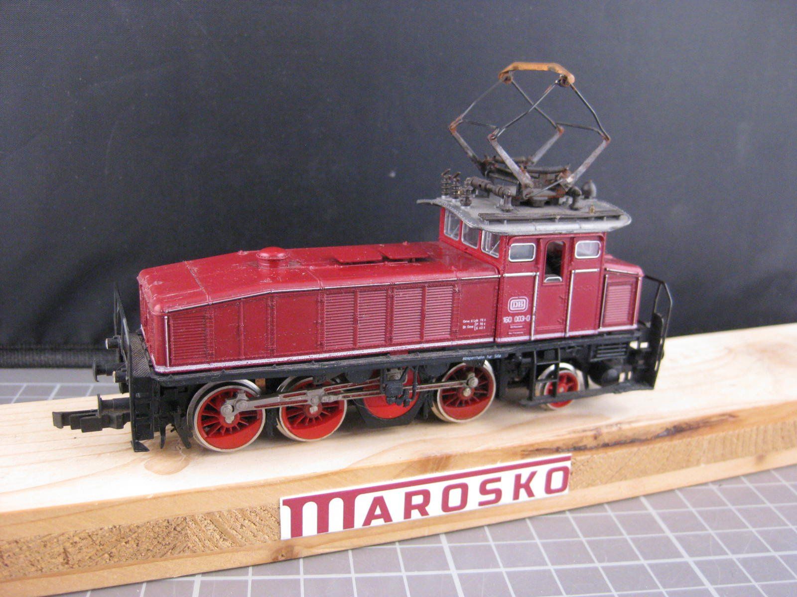 Roco Modelleisenbahnen: Roco 4129A DB BR 160 rot, mit OVP, H0, DC – Gebraucht aus Malters von Marosko