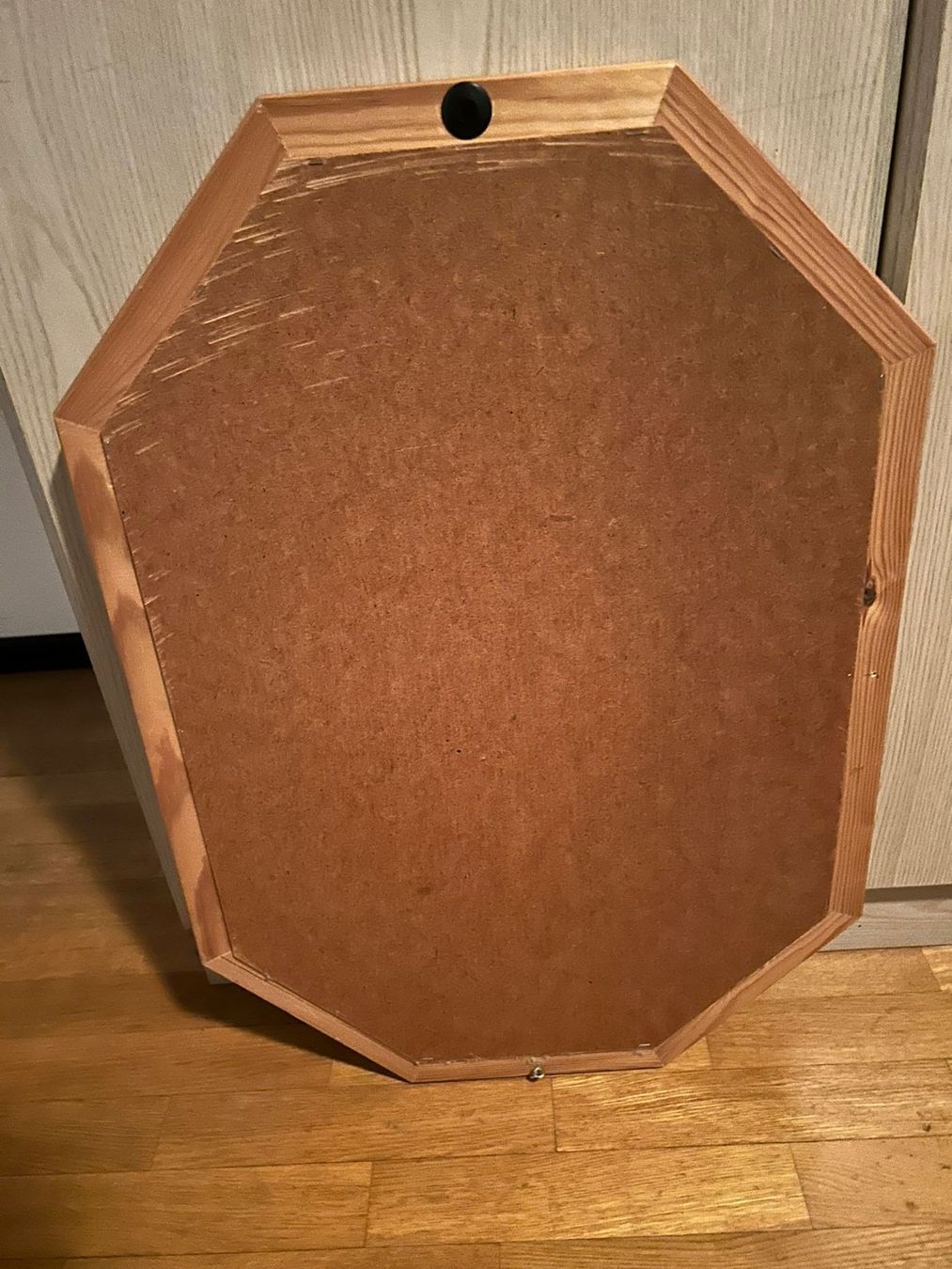 Specchi: Specchio ottagonale con cornice in legno 47x67,5 cm – Usato da Melano venduto da H-Sara 2