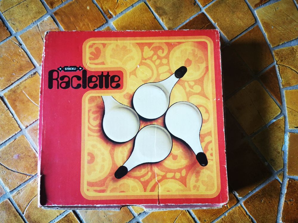 4 original Vintage Raclette Pfännchen von Stöckli (Gebraucht) in ...