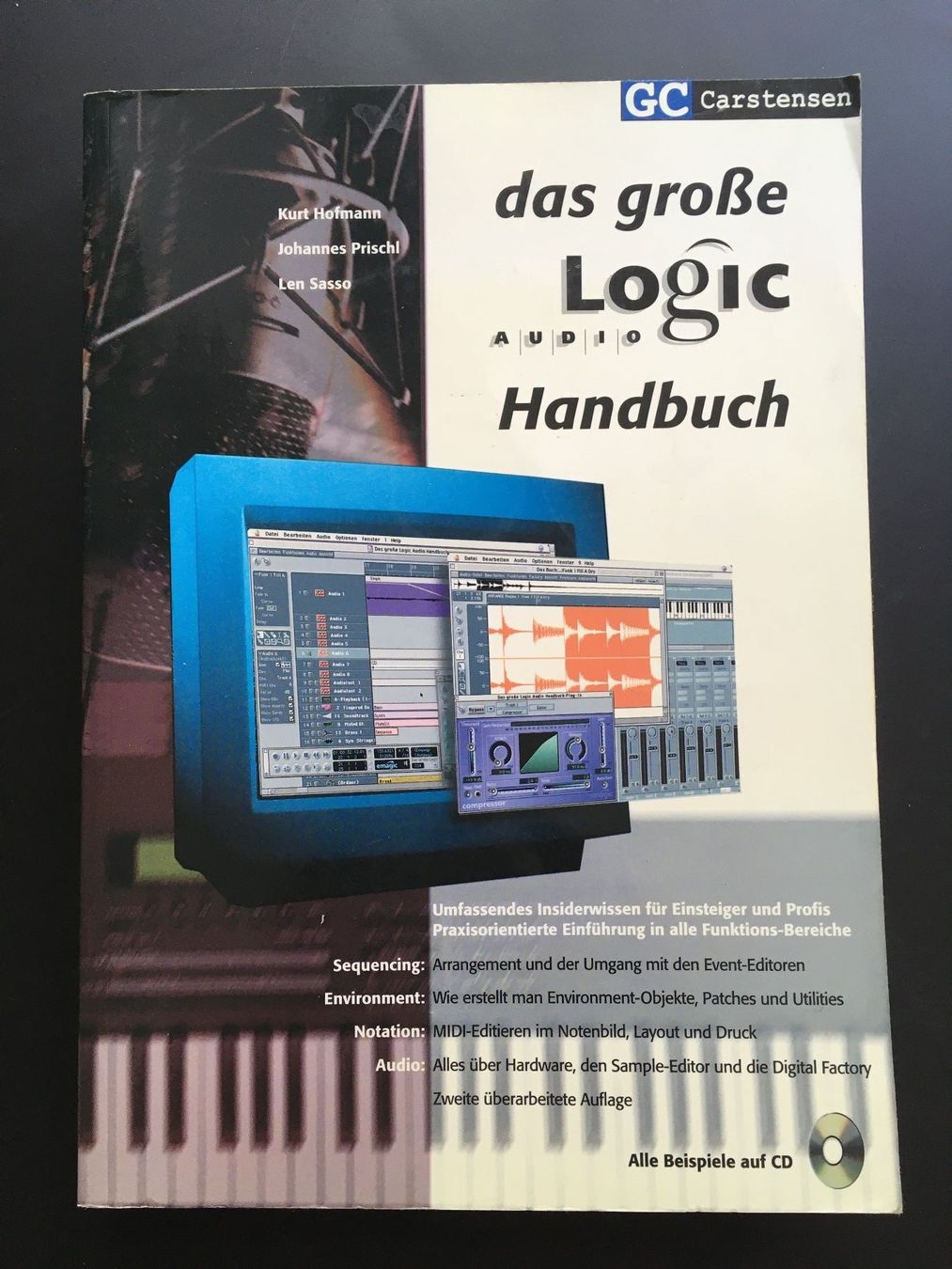 Libri: Hofmann/Prischl/Sasso: Das grosse Logic Audio Handbuch, 2000 – Usato da Basel venduto da loukash