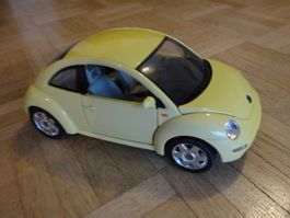 Burago 1/18 Volkswagen New Beettle Coccinelle Käfer jaune