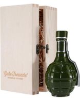 Vodka Zlatogor in Handgranate mit Geschenk-Holzkiste