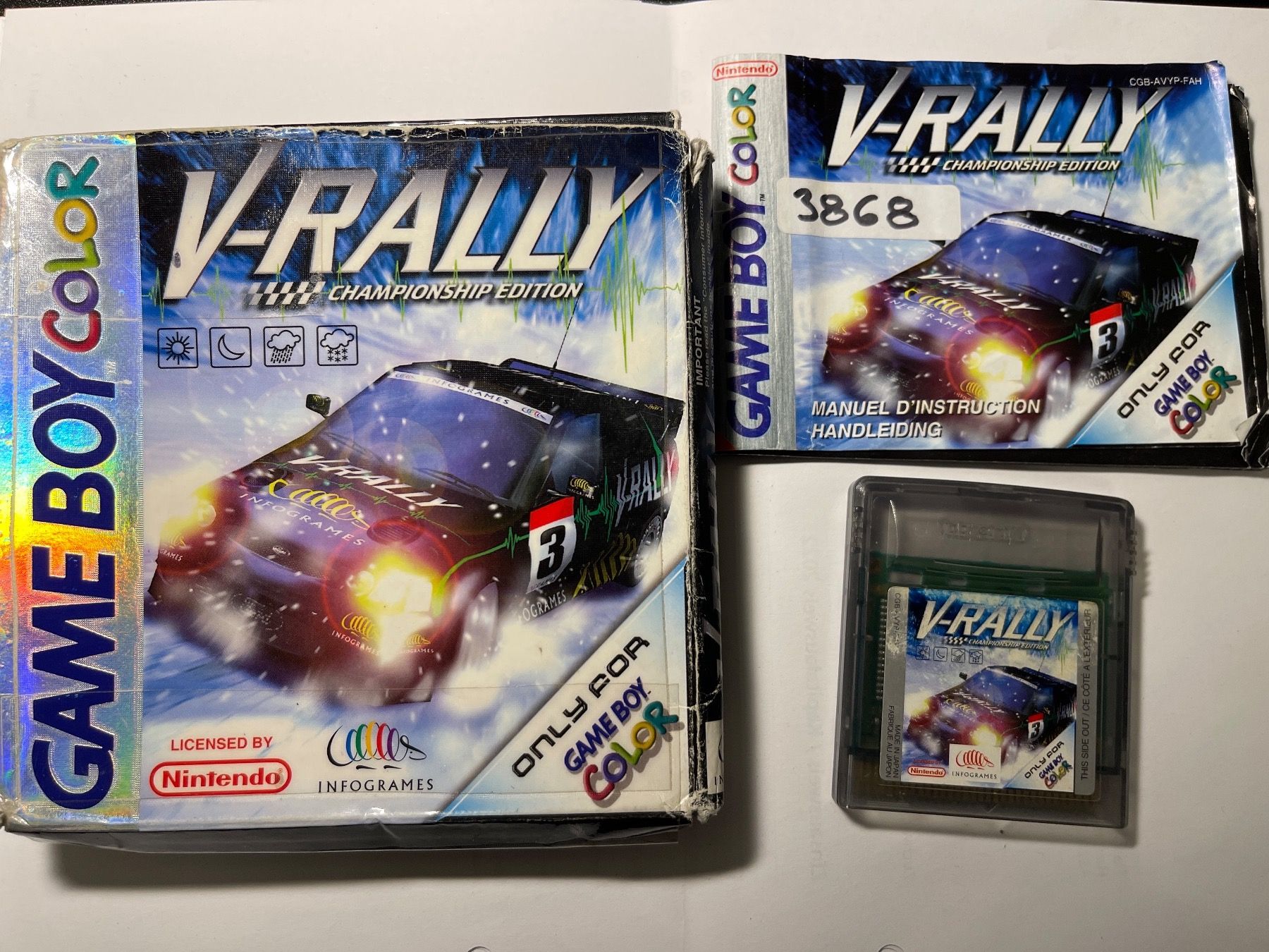 Prix de V-Rally Edition 99 sur GameBoy Color | Comparer les Prix en