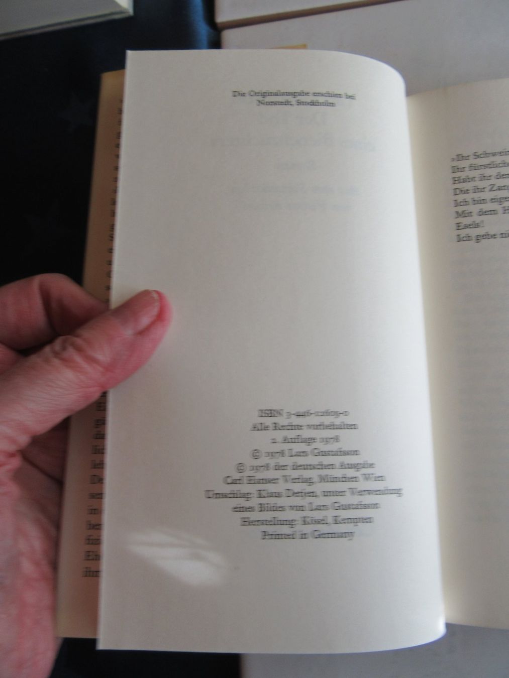 Libri: Der Tod eines Bienenzüchters von Lars Gustafsson – Usato da Wattwil venduto da wampi 6