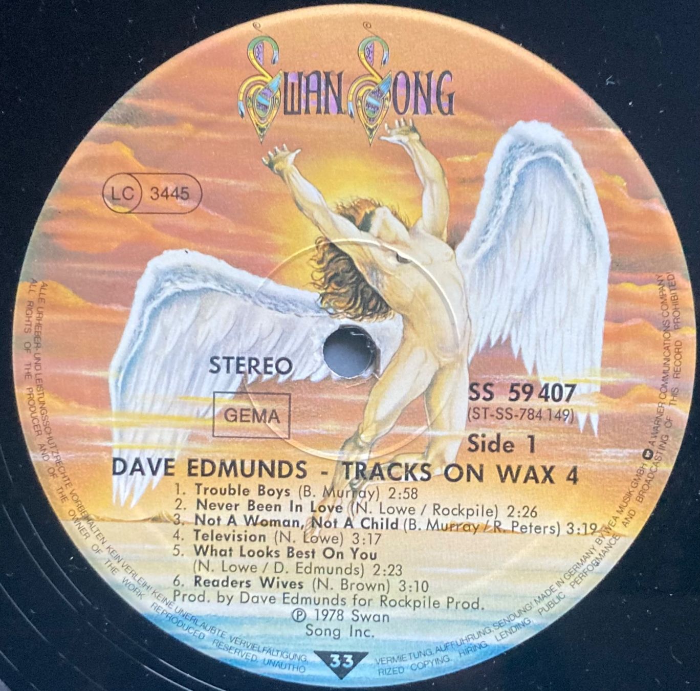 Dischi in vinile: DAVE EDMUNDS - TRACKS ON WAX 4 – Usato da Poliez-Pittet venduto da Newtown-Records 3