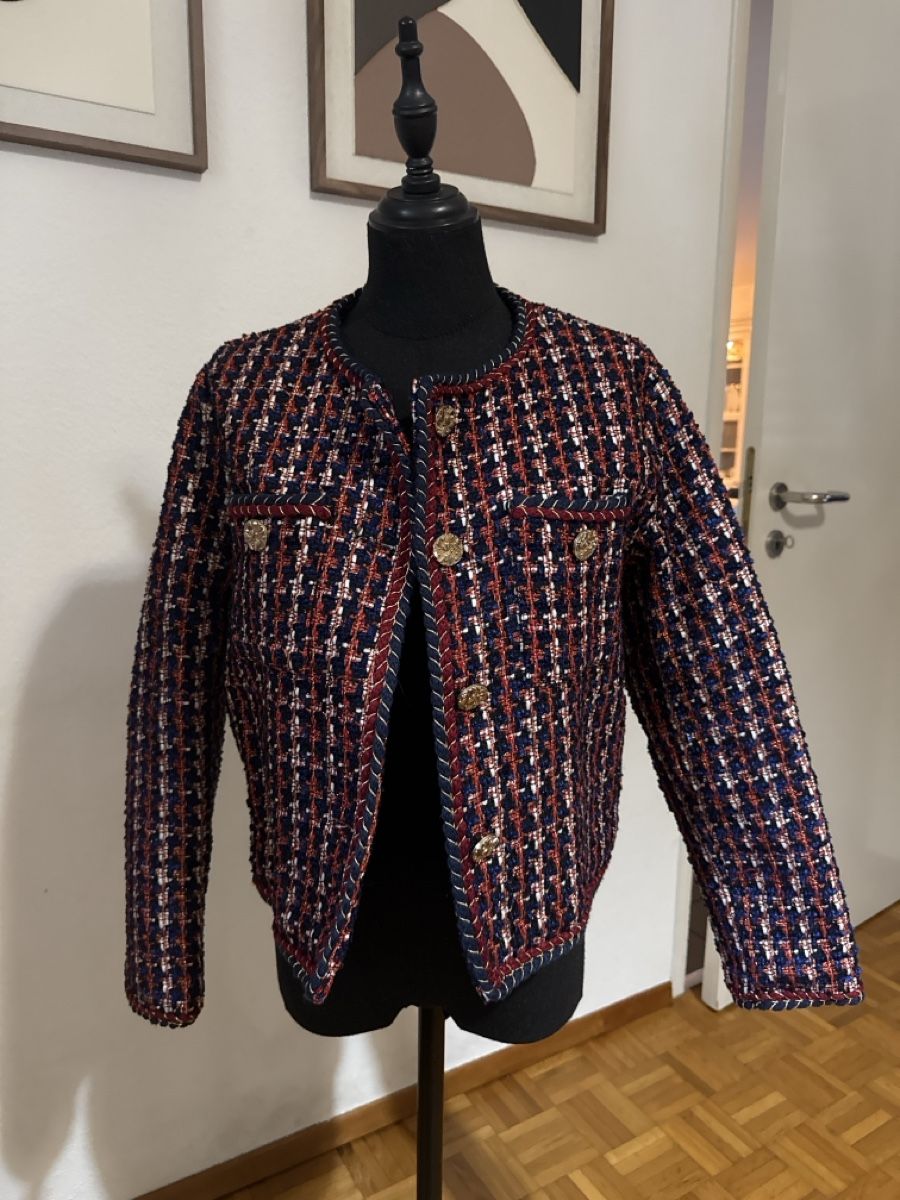 Giacche: Giacca donna tweed multicolore come nuova – Usato da Taverne venduto da hai_tg6s 1