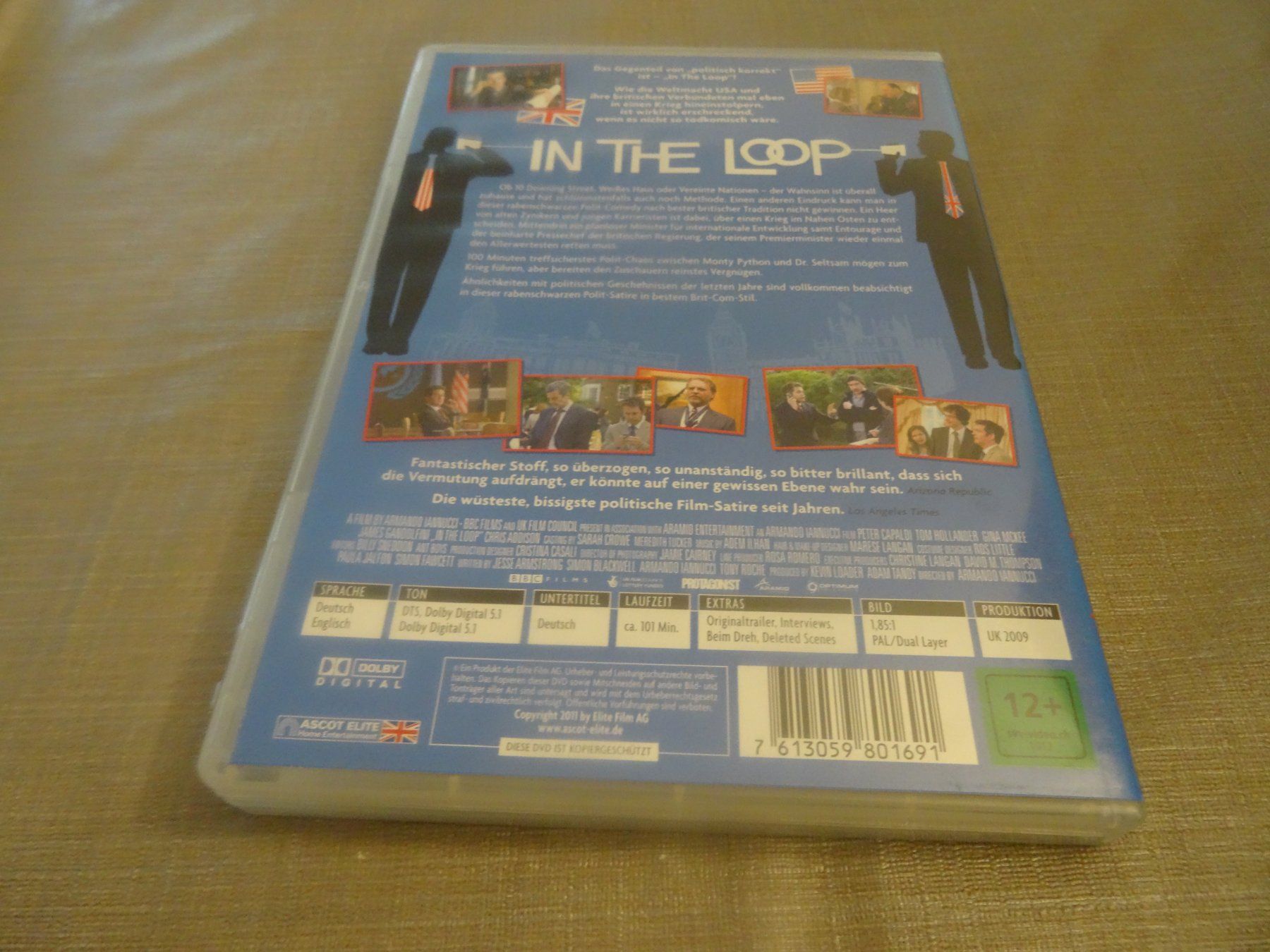 Tutti i DVDs: In The Loop DVD Kabinett ausser Kontroller – Usato da Olten venduto da Disc-Verkauf 2