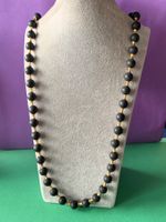 Schwarze Kette GOLDIE (90cm)