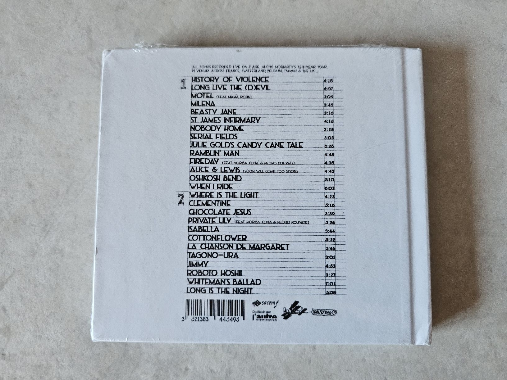 CD: MoriArty - Live Recordings & Auto-Bootlegs / 2 CD Deluxe OVP – Nuovo e nell'imballaggio originale da Schneisingen venduto da backstore24 1
