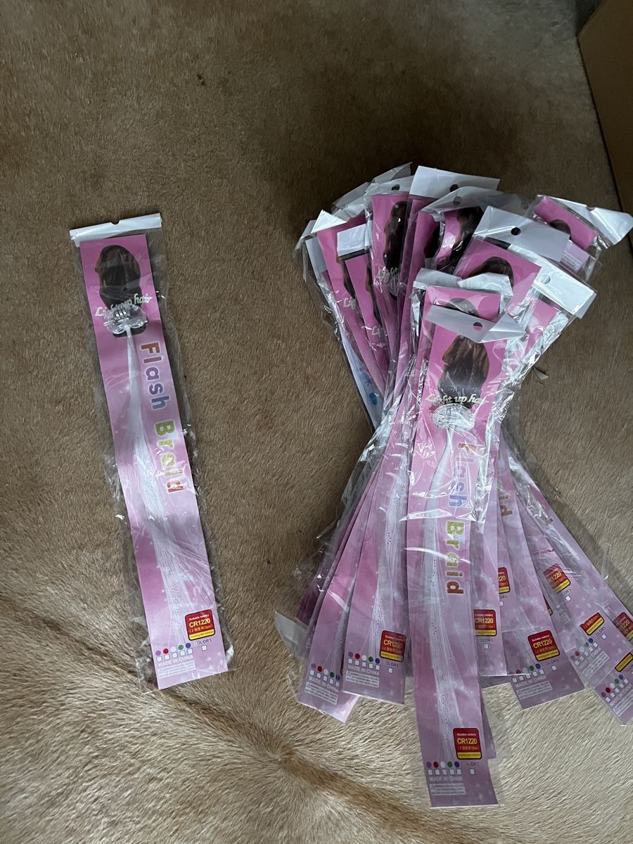Accessori per capelli: Fasching-Haarstraehne mit Lichteffekt,Neu, Party – Nuovo (secondo la descrizione) da Kriegstetten venduto da sin_fp27 3