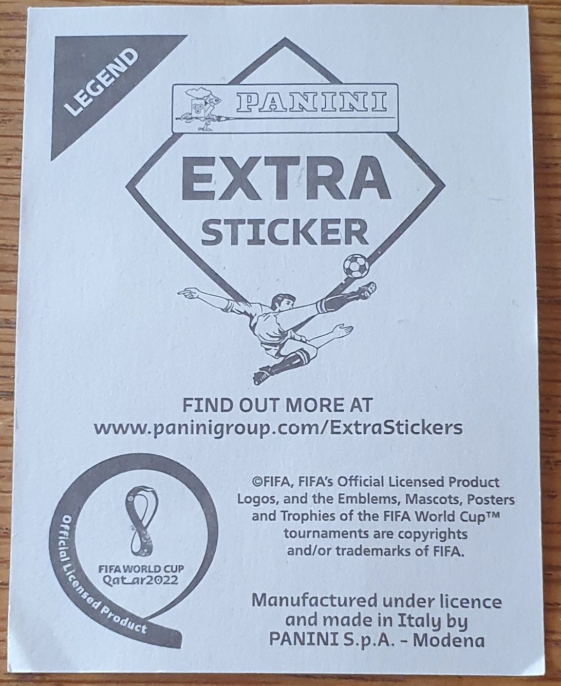 Panini Carte collezionabili: Christian Eriksen, Extra Sticker, Panini 2022 – Nuovo e nell'imballaggio originale da Venthône venduto da olivier_siegrist 1