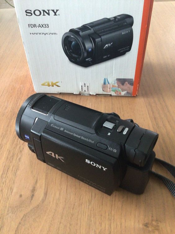 Sony FDR-AX33 Handycam 4K OVP, Ladegerät/Manual, Topzustand | Kaufen ...