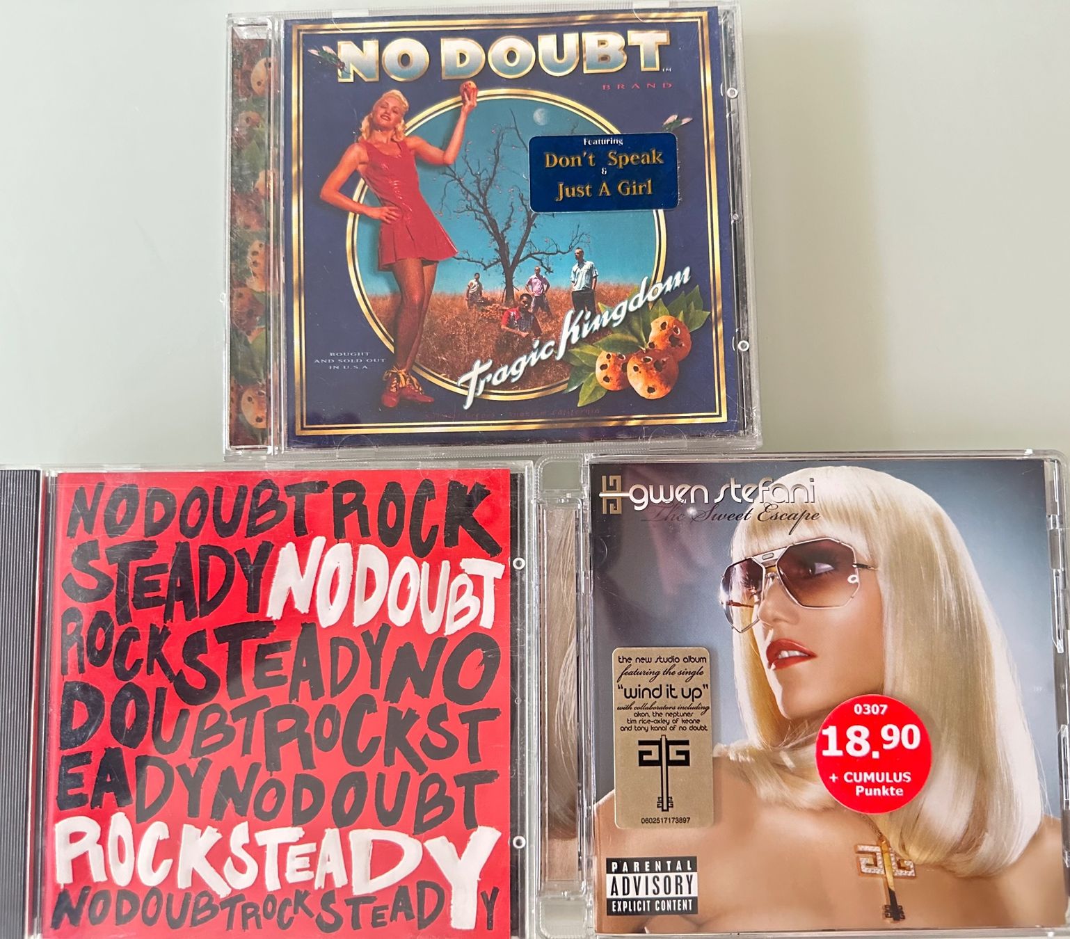 CDs: Gwen Stefani & No Doubt Tragic Kingdom & Rock Steady CD – Gebraucht aus Sursee von Betlaze