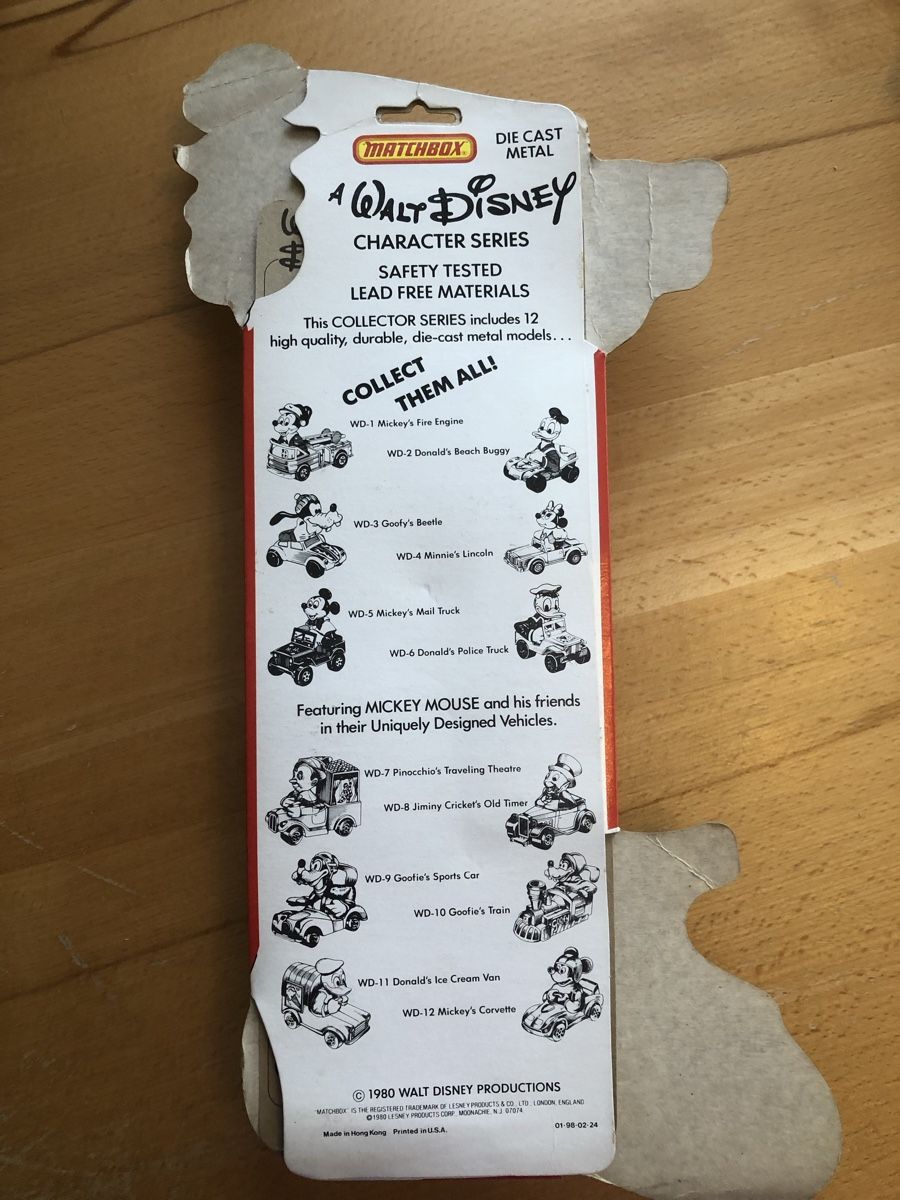 Disney Modellini d'auto: Matchbox Disney Holiday Special 1980 – Nuovo e nell'imballaggio originale da Worb venduto da Tyra07 3