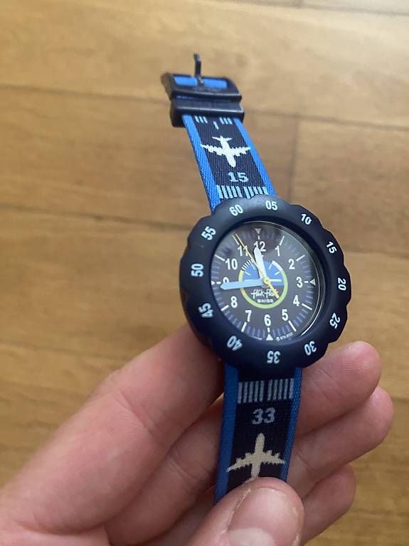 Flik Flak Orologi: Flik-Flak Take off Kinder Analoguhr – Usato da Muttenz venduto da Bugijeta 1