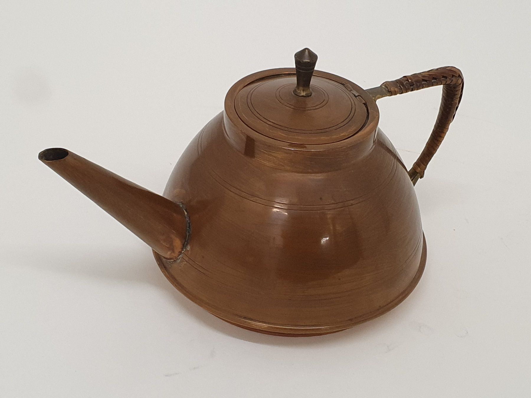 Teekannen: VINTAGE Kupfer Teekanne mit Teller - Schnäppchen! – Gebraucht aus Aegerten von taxidermo 3