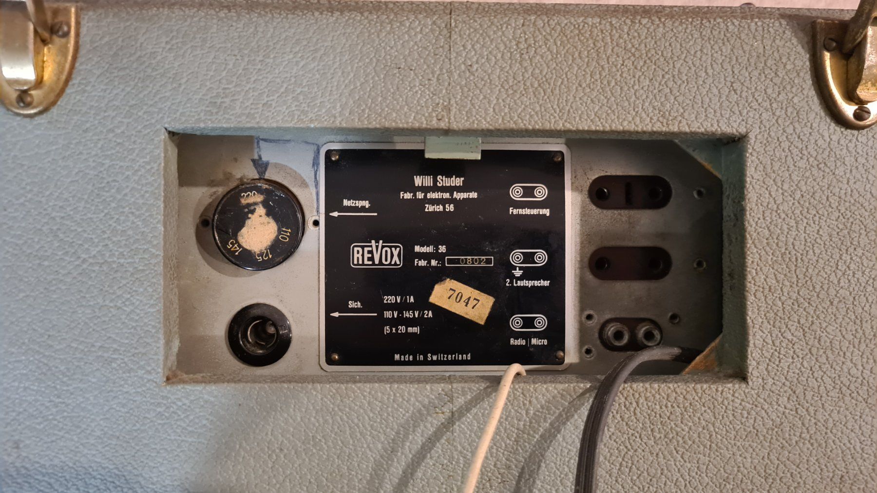Revox Apparecchi a nastro: Revox A36, Tonbandgerät – Usato da Winkel venduto da Heuresis 1