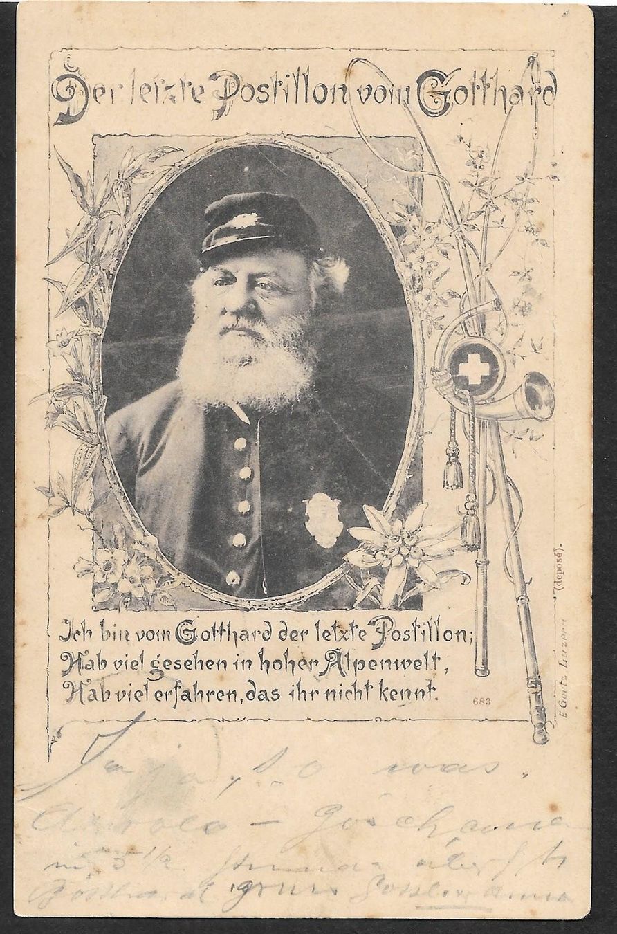 Cartes postales: Der letzte Postillon vom Gotthard – D'occasion à Olten par clotaldi