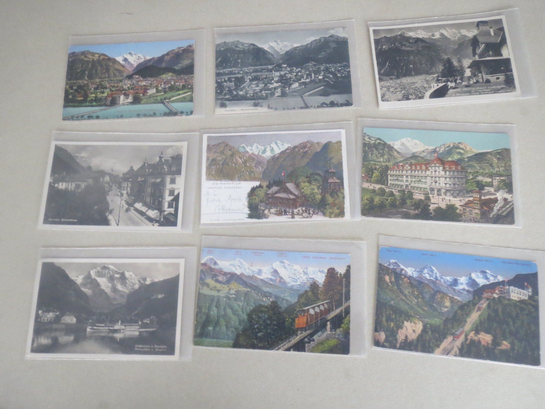 Cartoline postali: Interlaken, etwa 450 alte Ansichtskarten – Usato da Tagelswangen venduto da Miski 5