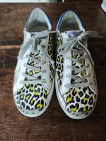 Golden Goose Superstar, Leoprint, Leder, Grösse 40