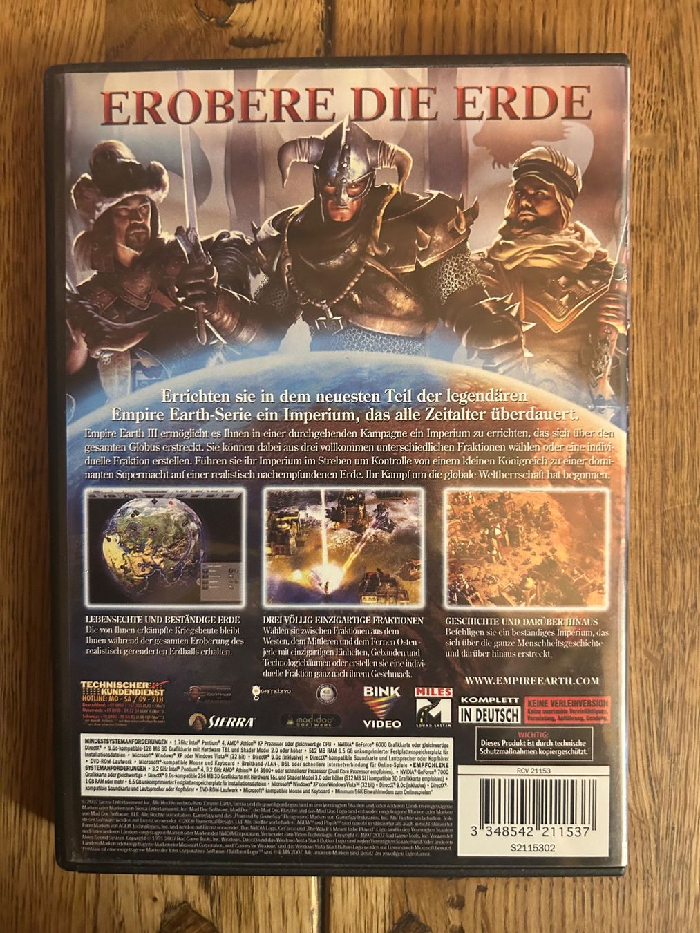Jeux: Empire Earth III – D'occasion à Wichtrach par obr_g67l 1