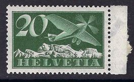 1925 Flugpost 20 Rp. Flugzeug  ungebraucht *  F4 Kat. 2.-