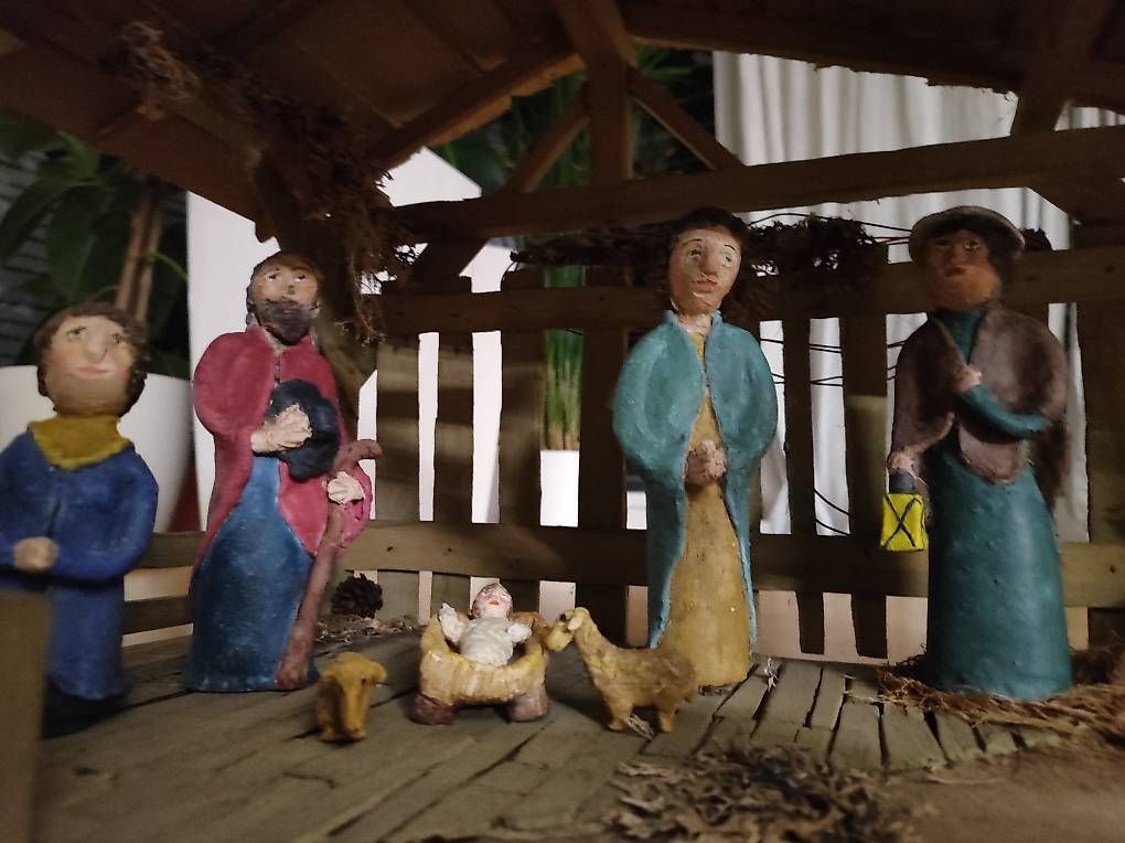 Tutte le decorazioni: Rustikale handg. Weihnachtsgrippe Grippenfiguren – Usato da Binningen venduto da x-lemming 2