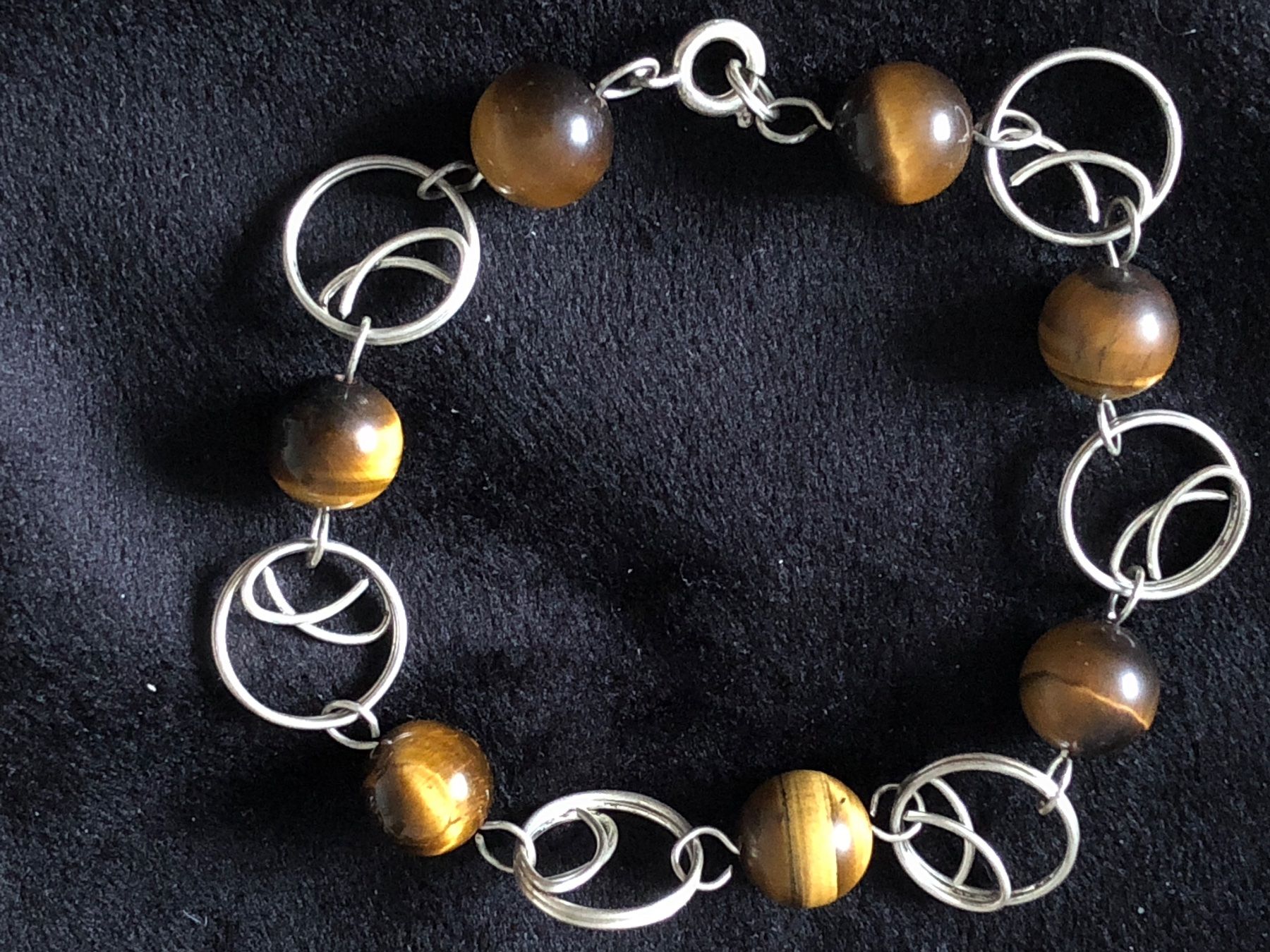 Catenine: Tigeraugen Set Armband Kette so elegant – Usato da Läufelfingen venduto da Original100 1