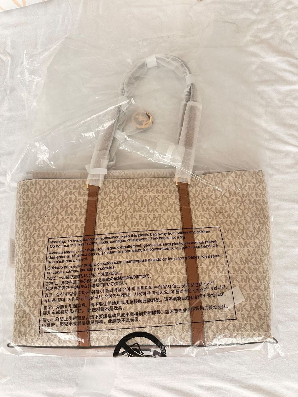 Michael Kors Borse da donna: Michael Kors Tasche Shopper Temple Large – Nuovo e nell'imballaggio originale da Zürich venduto da Imfi 3