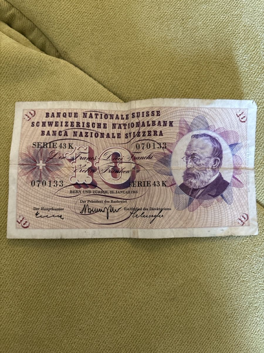 Banconote: Schweizer Banknotenlos 50/60er Jahre 180chf – Usato da Dietikon venduto da res_2phr 8