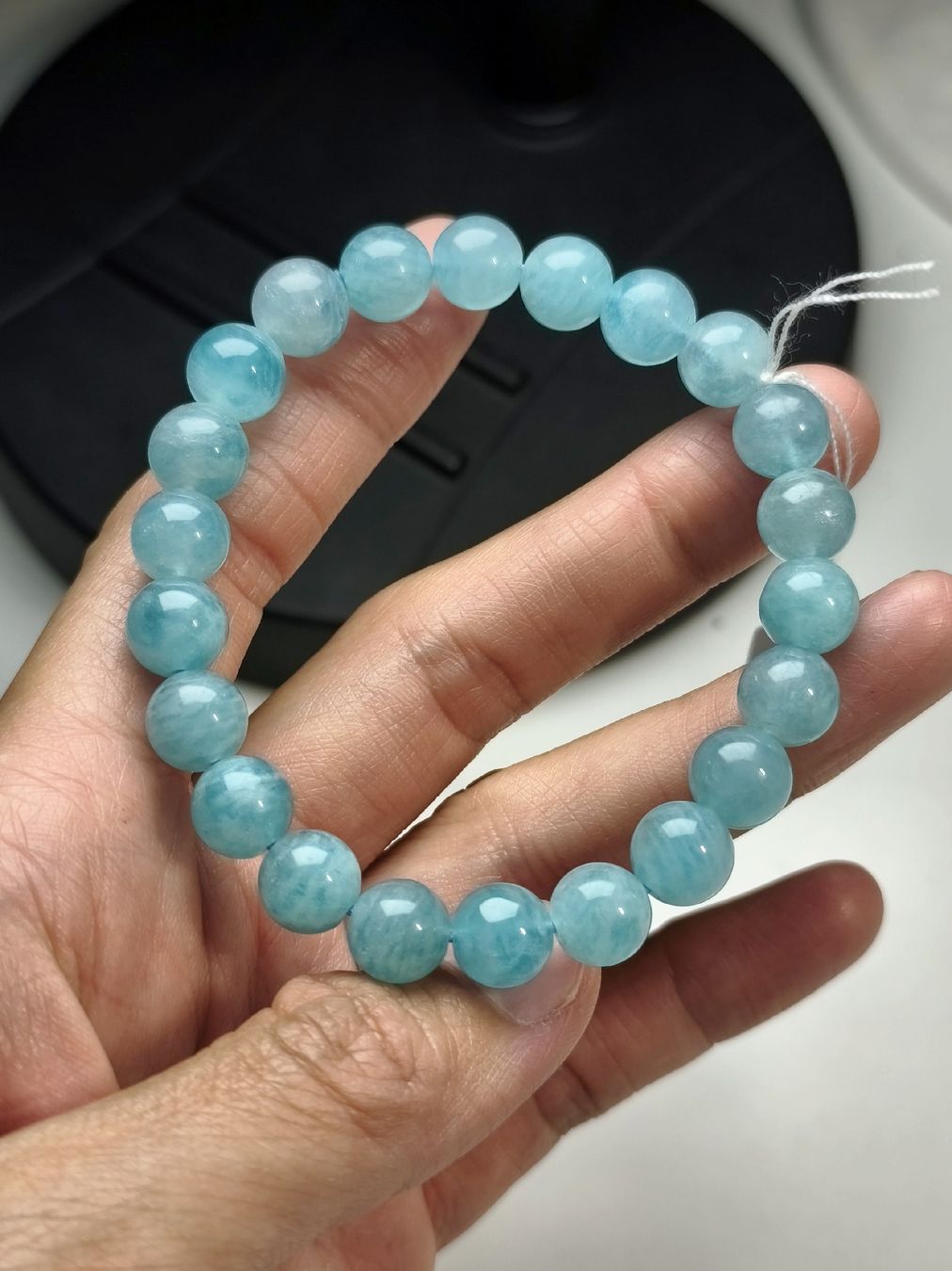 Bracelets: Bracelet en amazonite 8.5mm – Neuf (Voir description) à Ursy par tan_8qdl 2