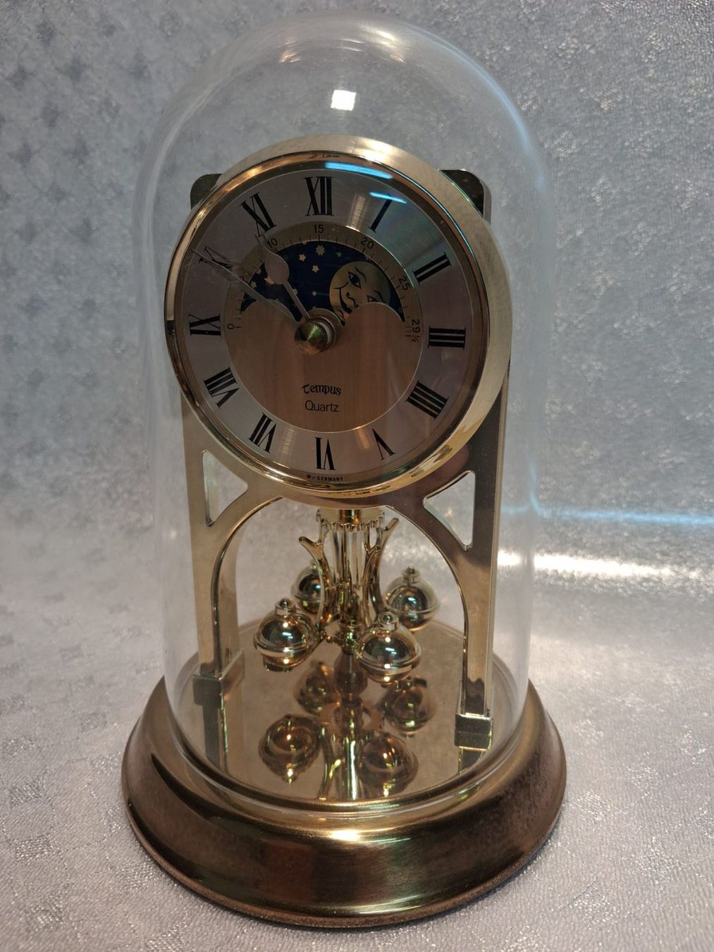 Orologi da terra & Orologi da parete: Tischuhr Tempus Quartz mit Mondphasen – Usato da Winterthur venduto da mar_jwg7 1
