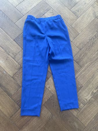Pantalon femme Vanilia bleu pétrole taille S/M élastique