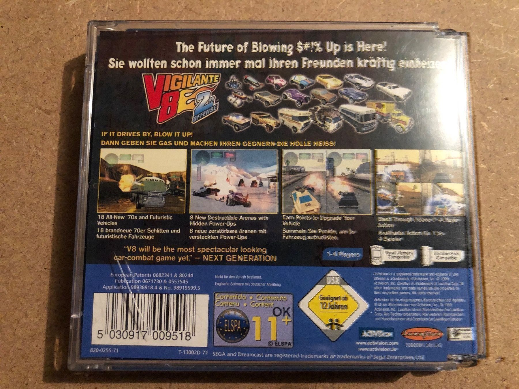 Sega Spiele: Vigliante 8 2nd Offense Sega Dreamcast – Gebraucht aus Kestenholz von Matti_11 2