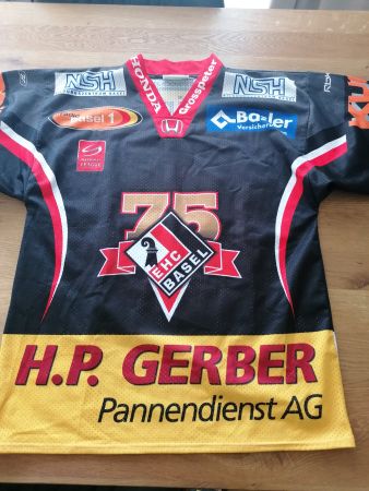 EHC Basel Hockey Jersey 75 Jahre Jubiläum - 88 Nüssli