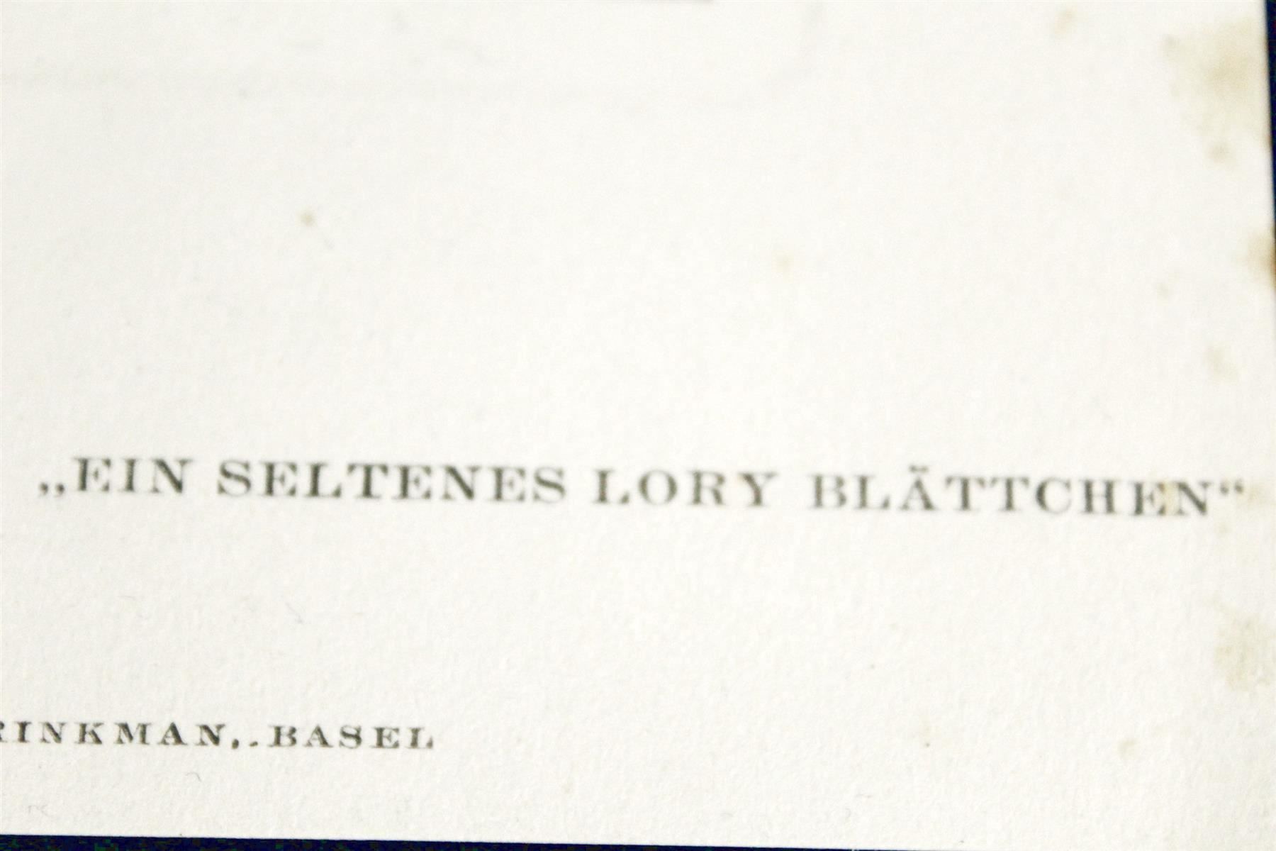 Grafiken & Lithographien: Lithographie nach GABRIEL LORY, um 1880 – Gebraucht aus Bern von kultiges 9