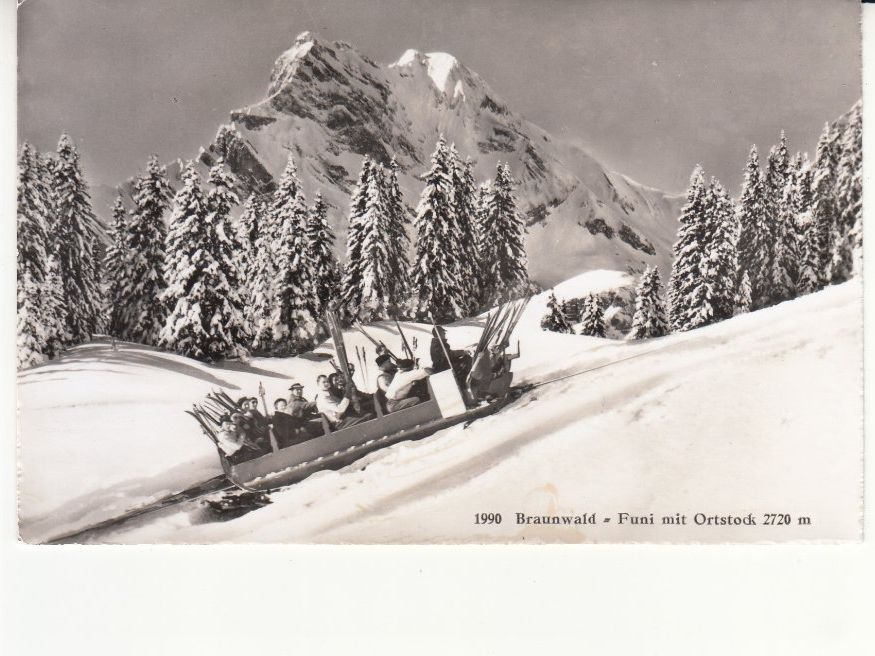 Cartoline postali: Braunwald 1956 – Usato da Bürglen TG venduto da StampGraf