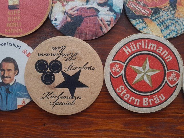 Hürlimann Untersetzer: Bierdeckel Brauerei Hürlimann – Gebraucht aus St.Gallen von Stocken64 1