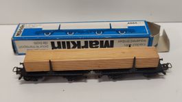 Märklin 4665 HO Langholz-Wagen, gebraucht (L39)
